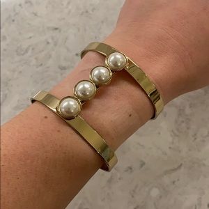 NWOT Gold cuff bracelet